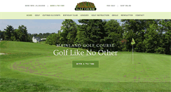 Desktop Screenshot of mainlandgolf.com